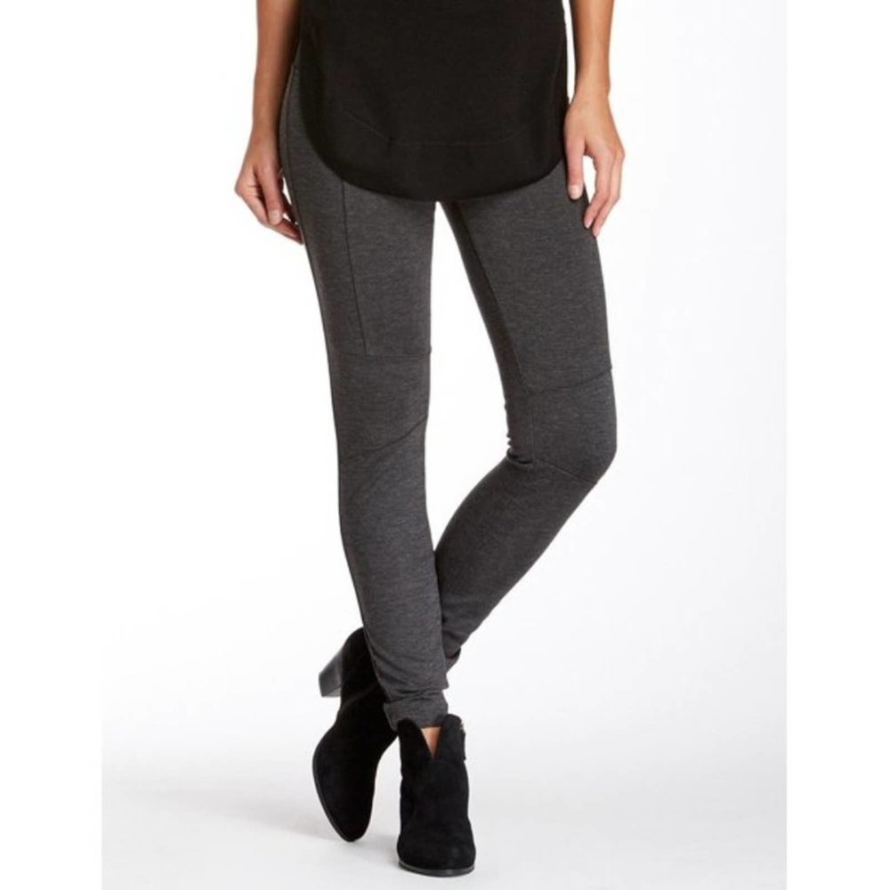 NWT KUT Gray ponte stretch leggings SMALL 2540 - Picture 1 of 8